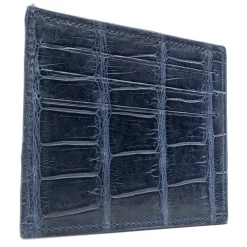 Avvenice - Crocodile Credit Card Holder - Blue - Handmade in Italy - Exclusive Luxury Collection - Avvenice