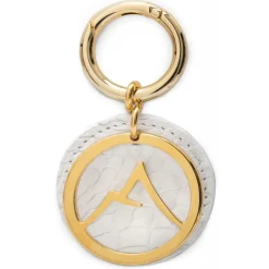 Avvenice - Crocodile Pendant - Pearly White - Keychain - Handmade in Italy - Exclusive Luxury Collection - Avvenice