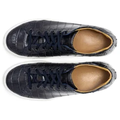 Avvenice - Crocodile Sneakers - Blue - Handmade in Italy - Exclusive Luxury Collection - Avvenice