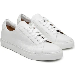 Avvenice - Crocodile Sneakers - White - Handmade in Italy - Exclusive Luxury Collection - Avvenice