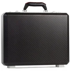 Avvenice - Evo - Watch Case - Carbon Fiber Briefcase - Black Red - Handmade in Italy - Exclusive Luxury Collection - Avvenice