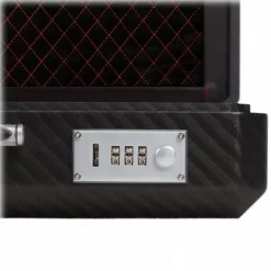 Avvenice - Evo - Watch Case - Carbon Fiber Briefcase - Black Red - Handmade in Italy - Exclusive Luxury Collection - Avvenice