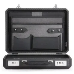 Avvenice - Evo S - Business Case - Carbon Fiber Briefcase - Black - Handmade in Italy - Exclusive Luxury Collection - Avvenice