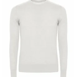Avvenice - Finis - Man Loro Piana Extrafine Cashmere Crew Neck Sweater - White - Knitwear - Luxury Exclusive Collection - Avvenice
