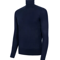 Avvenice - Finis - Man Loro Piana Extrafine Cashmere Turtleneck Sweater - Blue - Knitwear - Luxury Exclusive Collection - Avvenice