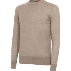 Avvenice - Finis - Man Loro Piana Extrafine Cashmere Crew Neck Sweater - Tundra - Knitwear - Luxury Exclusive Collection - Avvenice