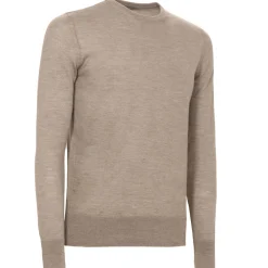 Avvenice - Finis - Man Loro Piana Extrafine Cashmere Crew Neck Sweater - Tundra - Knitwear - Luxury Exclusive Collection - Avvenice