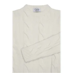 Avvenice - Heaven - Woman Loro Piana Cashmere Sweater - White - Knitwear - Luxury Exclusive Collection - Avvenice
