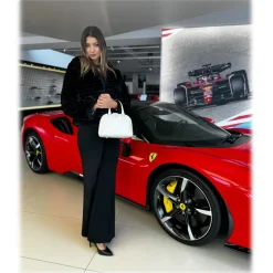 Avvenice - Imperium - Crocodile Bag - Pearly White - Handmade in Italy - Exclusive Luxury Collection - Avvenice