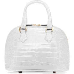 Avvenice - Imperium - Crocodile Bag - Pearly White - Handmade in Italy - Exclusive Luxury Collection - Avvenice