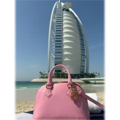 Avvenice - Imperium - Premium Leather Bag - Pink - Handmade in Italy - Exclusive Luxury Collection - Avvenice