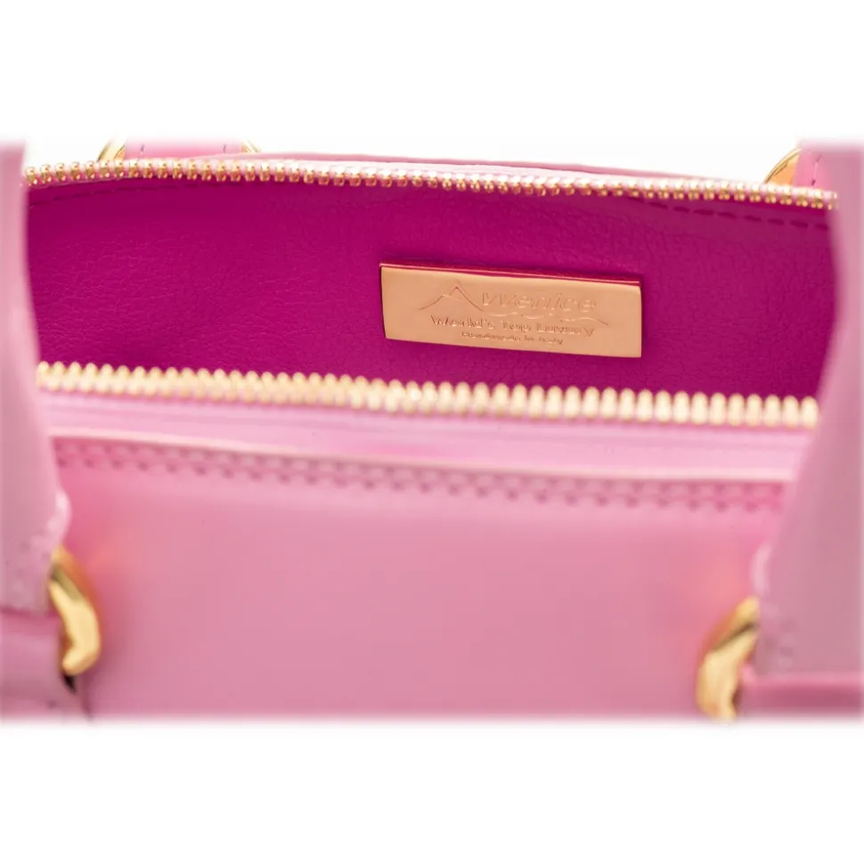 Avvenice - Imperium - Premium Leather Bag - Pink - Handmade in Italy - Exclusive Luxury Collection - Avvenice