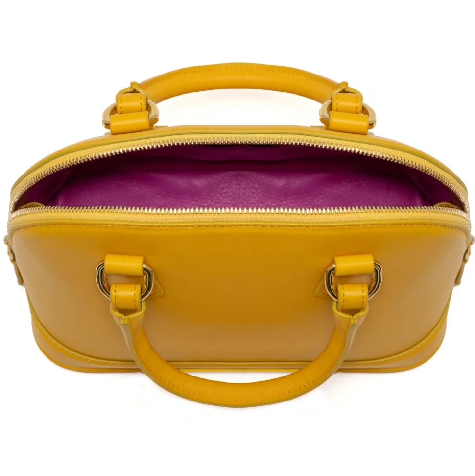 Avvenice - Imperium - Premium Leather Bag - Yellow - Handmade in Italy - Exclusive Luxury Collection - Avvenice