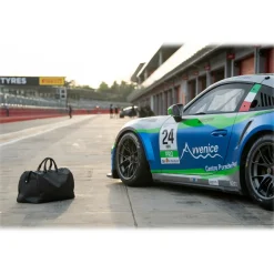 Avvenice - Infinite L - Carbon Fiber Bag - Black - Handmade in Italy - Exclusive Luxury Collection - Avvenice