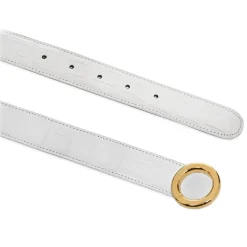 Avvenice - Iris - Crocodile Belt - Pearly White - Handmade in Italy - Exclusive Luxury Collection - Avvenice