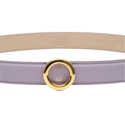 Avvenice - Iris - Premium Leather Belt - Lilac - Handmade in Italy - Exclusive Luxury Collection - Avvenice