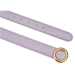 Avvenice - Iris - Premium Leather Belt - Lilac - Handmade in Italy - Exclusive Luxury Collection - Avvenice