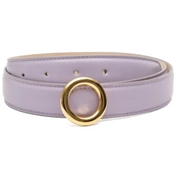 Avvenice - Iris - Premium Leather Belt - Lilac - Handmade in Italy - Exclusive Luxury Collection - Avvenice