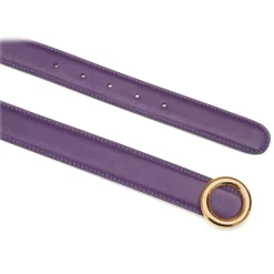 Avvenice - Iris - Premium Leather Belt - Purple - Handmade in Italy - Exclusive Luxury Collection - Avvenice