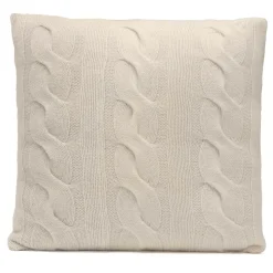 Avvenice - Loro Piana Cashmere Braided Cushion - Cream - Home - Luxury Exclusive Collection - Avvenice