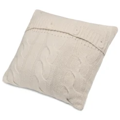 Avvenice - Loro Piana Cashmere Braided Cushion - Cream - Home - Luxury Exclusive Collection - Avvenice