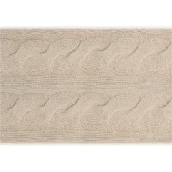 Avvenice - Loro Piana Cashmere Braided Cushion - Cream - Home - Luxury Exclusive Collection - Avvenice