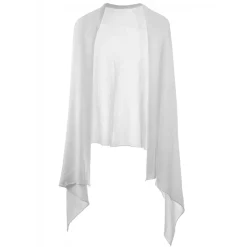Avvenice - Precious Cashmere Scarf - Pashmina - White - Handmade in Italy - Exclusive Luxury Collection - Avvenice