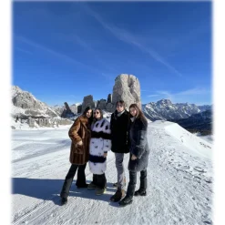 Avvenice - Precious Cashmere Scarf - Double Face - Bicolor - Black Grey - Handmade in Italy - Exclusive Luxury Collection - Avvenice