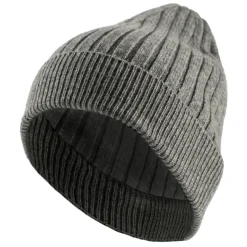 Avvenice - Precious Cashmere Ribbed Cap - Grey - Handmade in Italy - Exclusive Luxury Collection - Avvenice
