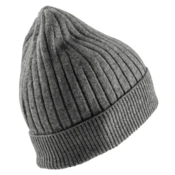 Avvenice - Precious Cashmere Ribbed Cap - Grey - Handmade in Italy - Exclusive Luxury Collection - Avvenice