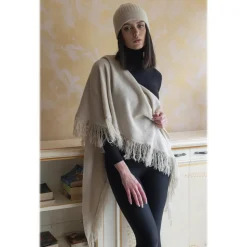 Avvenice - Precious Cashmere Ribbed Cap - Beige - Handmade in Italy - Exclusive Luxury Collection - Avvenice