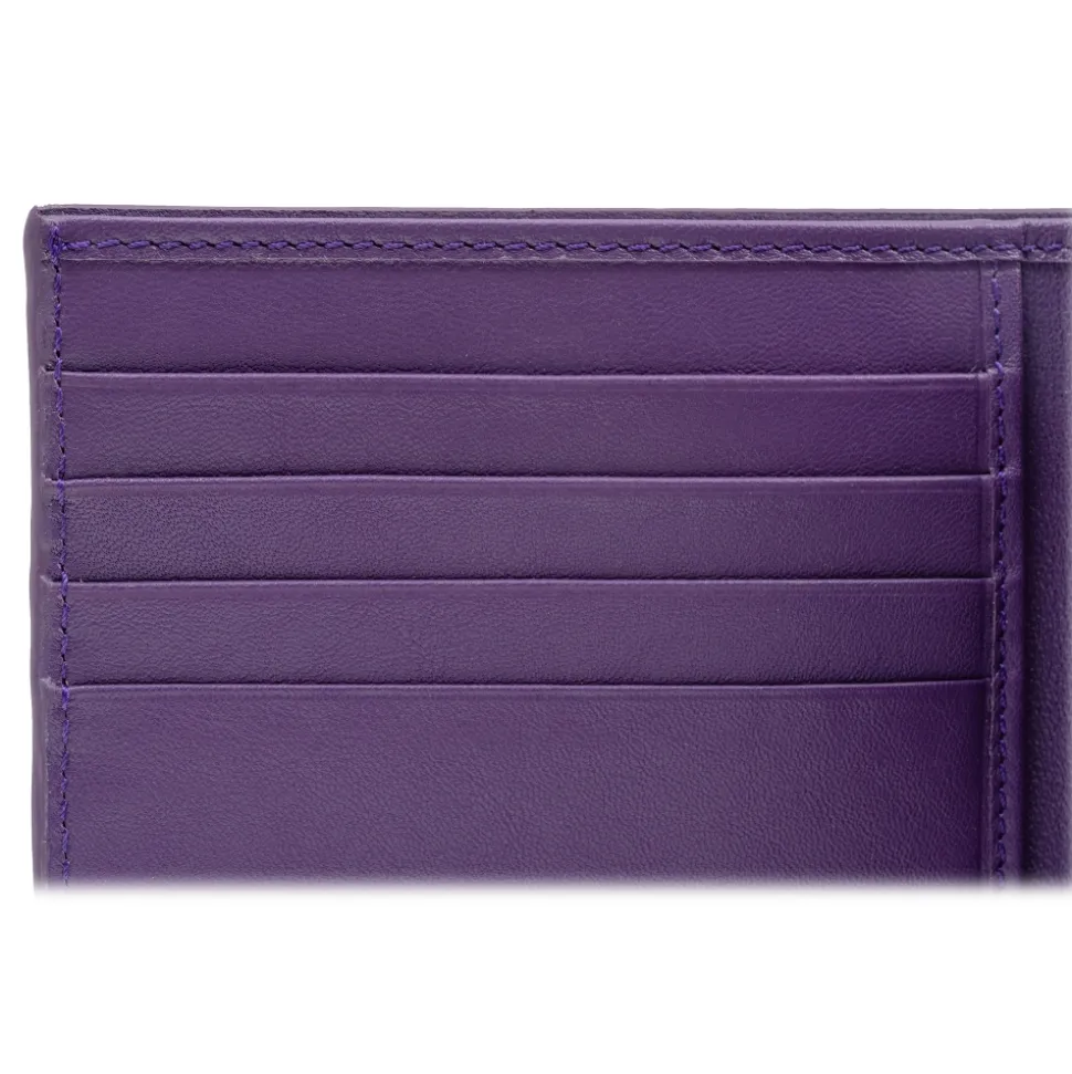 Avvenice - Premium Leather Wallet - Purple - Handmade in Italy - Exclusive Luxury Collection - Avvenice