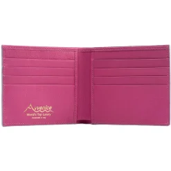 Avvenice - Premium Leather Wallet - Lilac Fuchsia - Handmade in Italy - Exclusive Luxury Collection - Avvenice