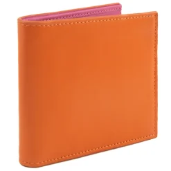 Avvenice - Premium Leather Wallet - Orange Fuchsia - Handmade in Italy - Exclusive Luxury Collection - Avvenice