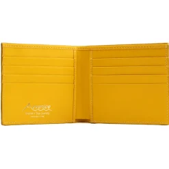 Avvenice - Premium Leather Wallet - Yellow - Handmade in Italy - Exclusive Luxury Collection - Avvenice
