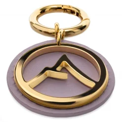 Avvenice - Premium Leather Pendant - Lilac - Keychain - Handmade in Italy - Exclusive Luxury Collection - Avvenice