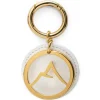 Avvenice - Premium Leather Pendant - White - Keychain - Handmade in Italy - Exclusive Luxury Collection - Avvenice