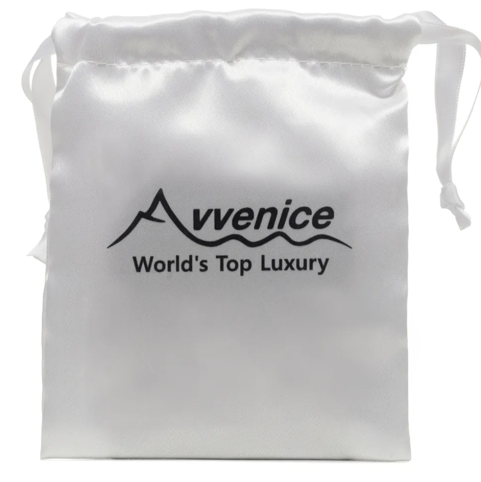 Avvenice - Premium Leather Pendant - White - Keychain - Handmade in Italy - Exclusive Luxury Collection - Avvenice
