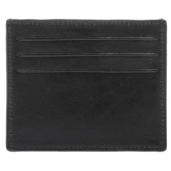 Avvenice - Premium Leather Credit Card Holder - Black Fuchsia - Handmade in Italy - Exclusive Luxury Collection - Avvenice