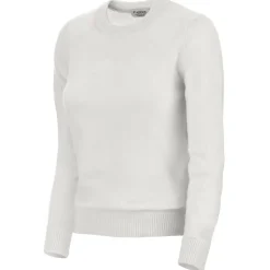 Avvenice - Theria - Woman Loro Piana Cashmere Crew Neck Sweater - White - Knitwear - Luxury Exclusive Collection - Avvenice