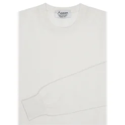 Avvenice - Theria - Woman Loro Piana Cashmere Crew Neck Sweater - White - Knitwear - Luxury Exclusive Collection - Avvenice