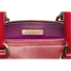 Avvenice - Thesaura - Premium Leather Bag - Red - Handmade in Italy - Exclusive Luxury Collection - Avvenice