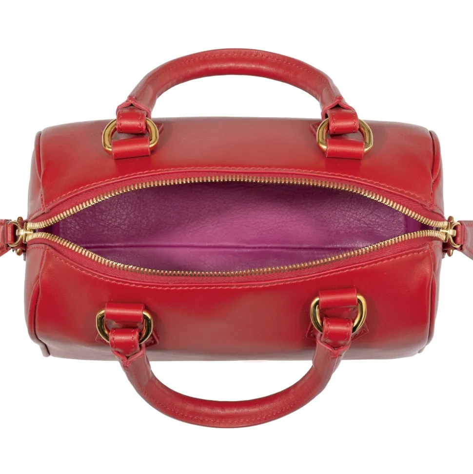 Avvenice - Thesaura - Premium Leather Bag - Red - Handmade in Italy - Exclusive Luxury Collection - Avvenice