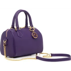 Avvenice - Thesaura - Premium Leather Bag - Purple - Handmade in Italy - Exclusive Luxury Collection - Avvenice