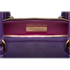 Avvenice - Thesaura - Premium Leather Bag - Purple - Handmade in Italy - Exclusive Luxury Collection - Avvenice