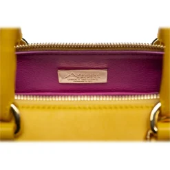 Avvenice - Thesaura - Premium Leather Bag - Yellow - Handmade in Italy - Exclusive Luxury Collection - Avvenice