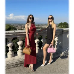 Avvenice - Thesaura - Premium Leather Bag - Pink - Handmade in Italy - Exclusive Luxury Collection - Avvenice