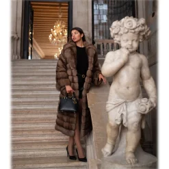 Avvenice - Vivienne - Barguzinsky Sable Coat - Furs - Coats - Luxury Exclusive Collection - Avvenice