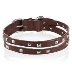 B Wilde Collection - Cairo Collar - Biscuit - Cairo Collection - Leather Collar - High Quality Luxury - Avvenice