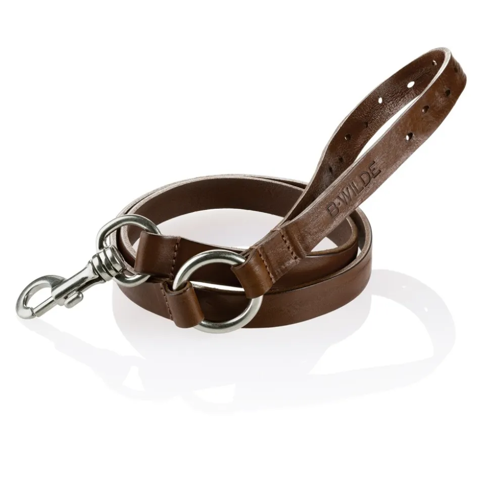 B Wilde Collection - Domino Leash - Olive - Domino Collection - Leather Leash - High Quality Luxury - Avvenice